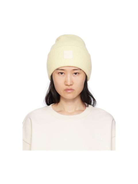 The North Face White Patch Beanie