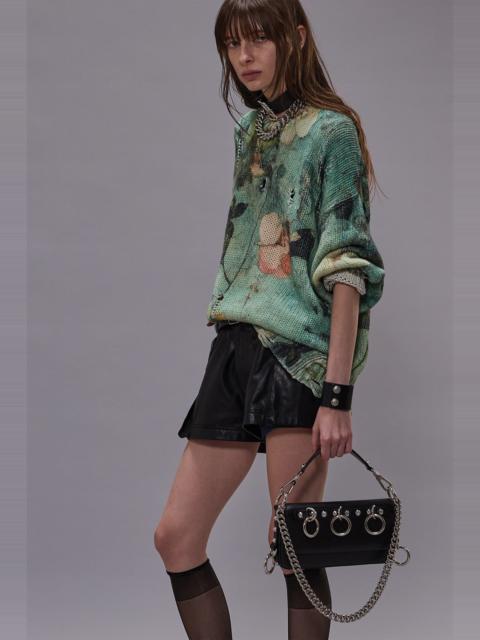 R13 PRINTED OVERSIZED SWEATER