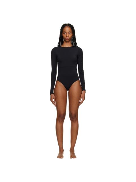 Stockholm Surfboard Club Black Cutout One-Piece Swimsuit