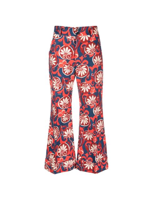 Hendrix floral-print cotton trousers