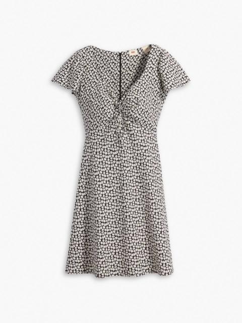 SKYLAR FLUTTER SLEEVE DRESS