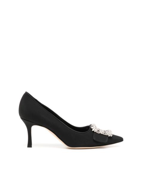 Hangisi 70mm leather pumps