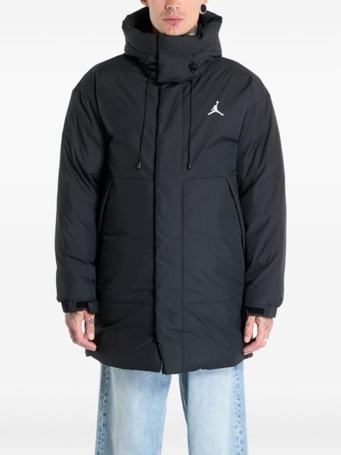 Jordan hooded quilted coat