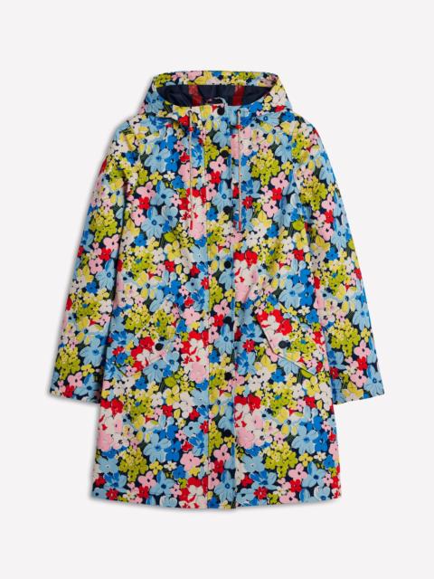 BODEN Wells Waterproof Hooded Coat-Multi, Flowerbed Cluster