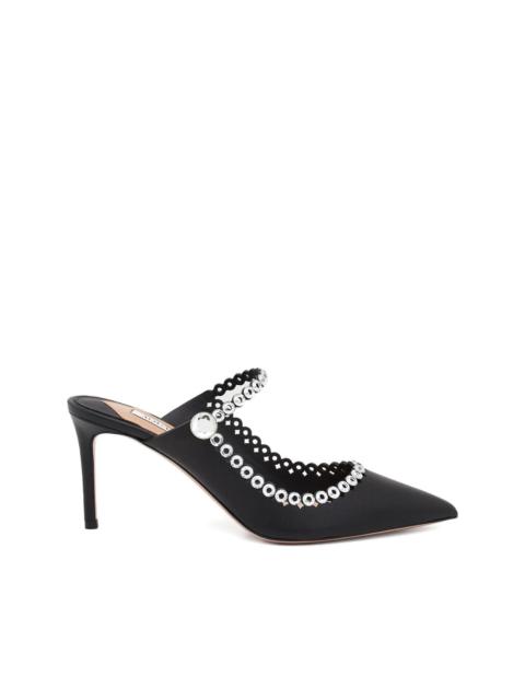 AQUAZZURA 80mm Carnaval pointed strap mules
