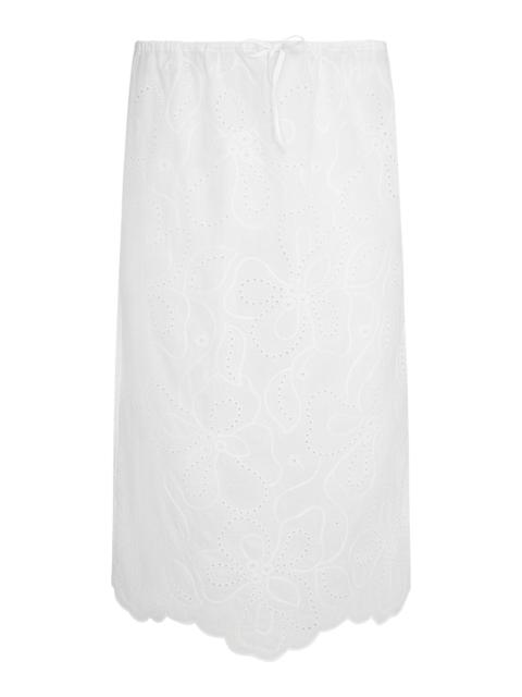 onia Drawstring Midi Skirt