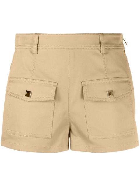 Valentino stretch-cotton low-rise shorts