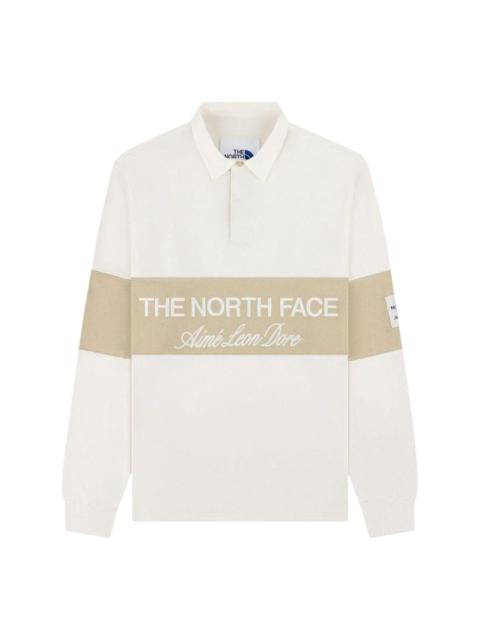 The North Face The North Face x Aimé Leon Dore Script Logo Rugby Long-Sleeve T-Shirt 'Pristine Safari' FW25CT002-PR