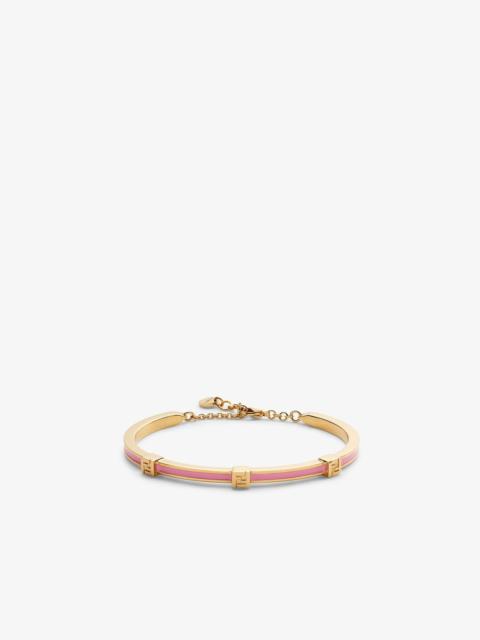 FENDI Forever Fendi bracelet Pink and gold-colored metal bracelet