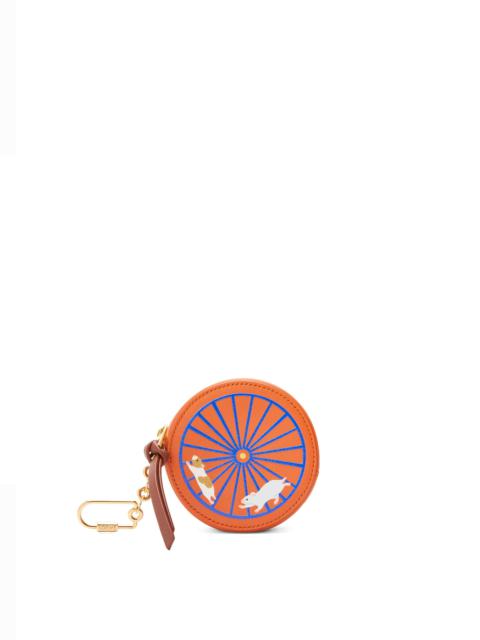Loewe Hamster large cookie coincase in nappa calfskin