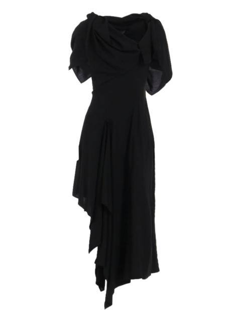 Yohji Yamamoto lace-up dress