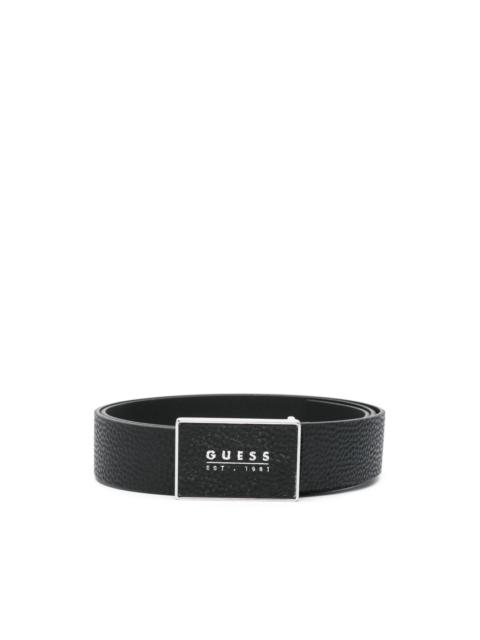 GUESS USA logo-buckle belt