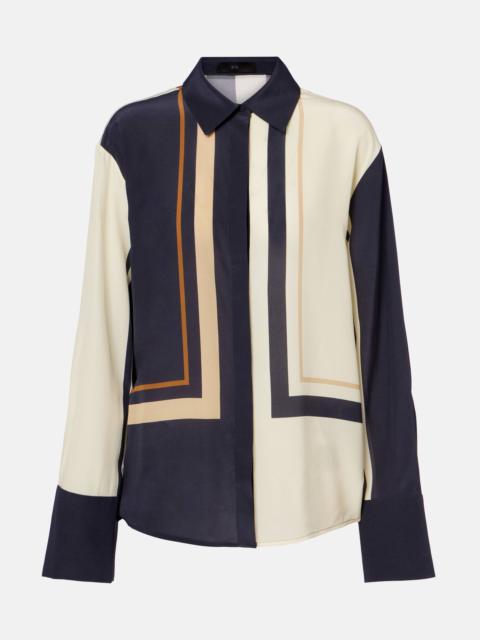 SIR. Printed silk shirt
