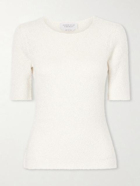 GABRIELA HEARST Valentia Knitted Silk T-shirt