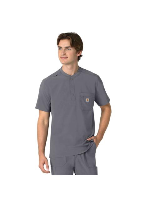 Carhartt Force Cross-Flex Men's Henley Scrub Top