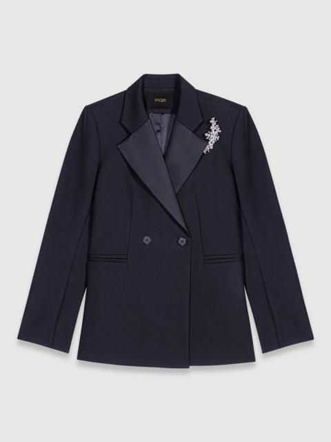 maje Suit jacket with brooch