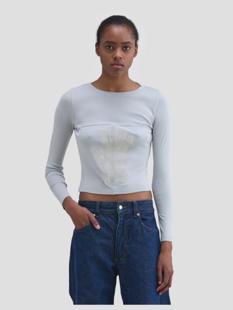 ECKHAUS LATTA LAPPED BABY CREWNECK
