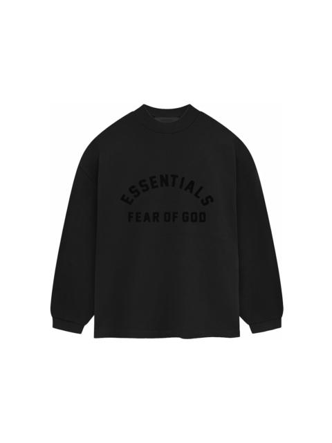 ESSENTIALS Fear of God Essentials Heavy Jersey Longsleeve Tee Jet Black