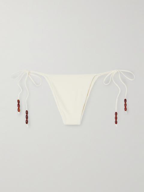 MAGDA BUTRYM Bead-embellished Bikini Briefs