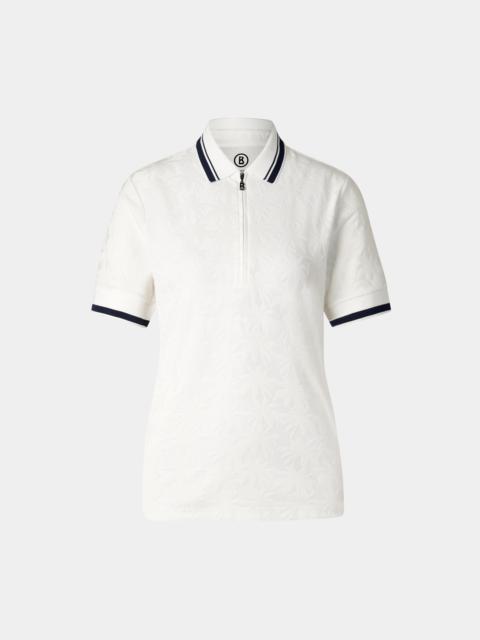 BOGNER Konny functional short-sleeved top in Off-White