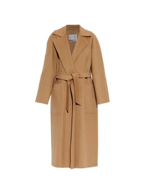 Max Mara long camel robe coat