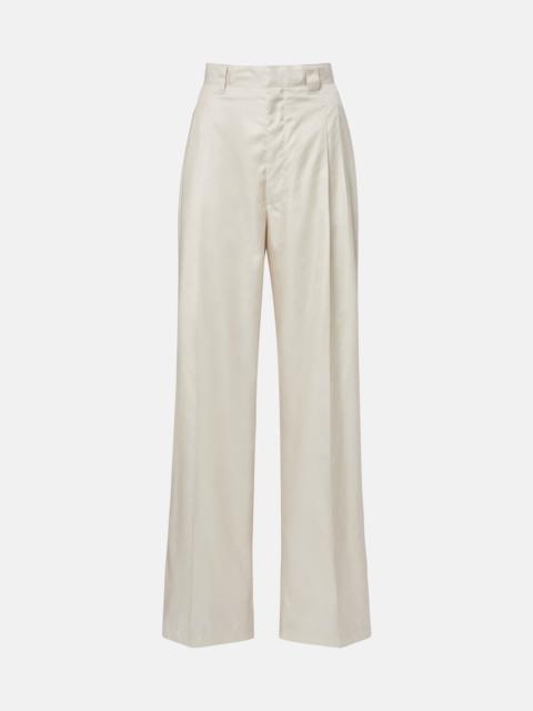 PHOEBE PHILO Twill wide-leg pants