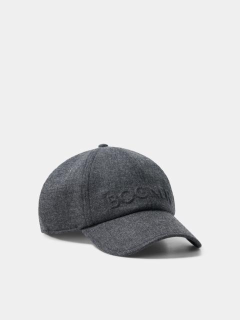 BOGNER Ralf Virgin Wool Cap in Anthracite