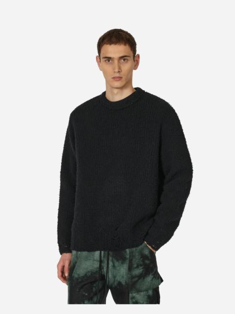Boucle Oversized Sweater Black