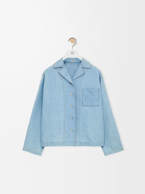 Loewe Pyjama blouse in denim