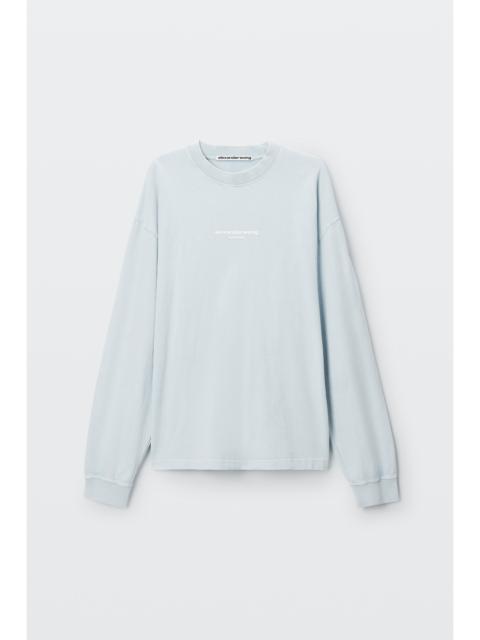 Alexander Wang logo print tee