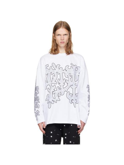 PDF White ML Liberty Long Sleeve T-shirt