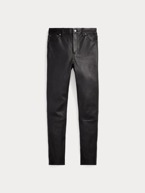 Polo Ralph Lauren Lambskin 5-Pocket Super-Slim Pant