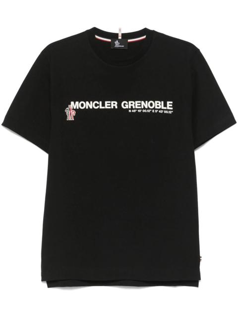 Moncler Grenoble GRENOBLE: COTTON BLEND T-SHIRT WITH LOGO
