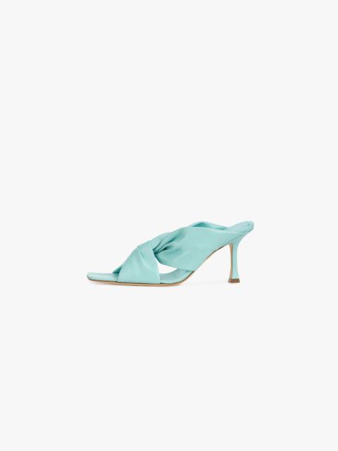 GEORGINA TWISTED MULE TURQUOISE