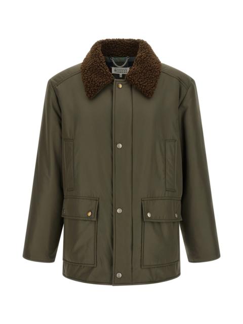 Maison Margiela Shearling collar parka