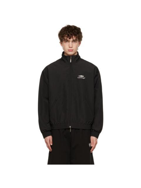 BALENCIAGA Black Sporty B Tracksuit Jacket