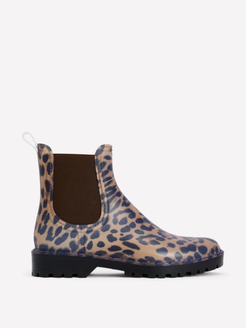 BODEN Chelsea Wellie Boot-Leopard