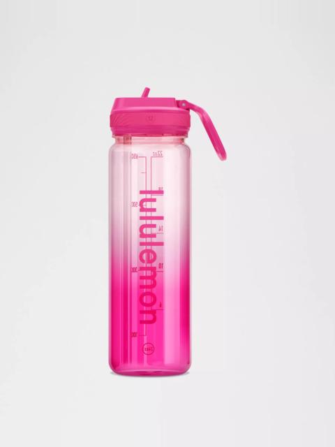 lululemon Back to Life Clear Bottle 24oz *Straw Lid