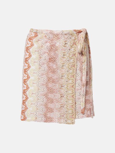Missoni Lamé wrap skirt