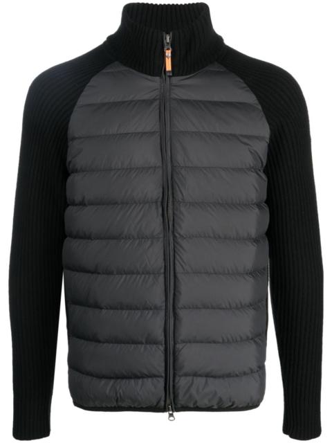 PARAJUMPERS Olmo waffle-knit 퀼트 재킷