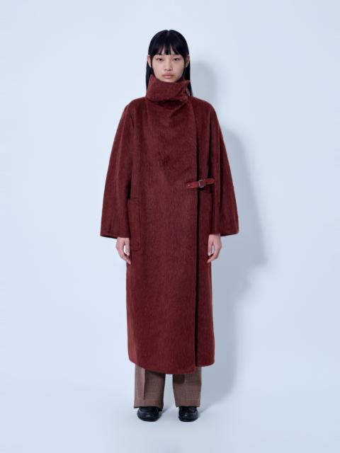 Max Mara Alpaca and Wool Wrap Coat