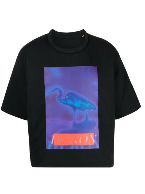 Heron Preston HERON PRESTON Censored Padded S/S T-Shirt Black/Navy