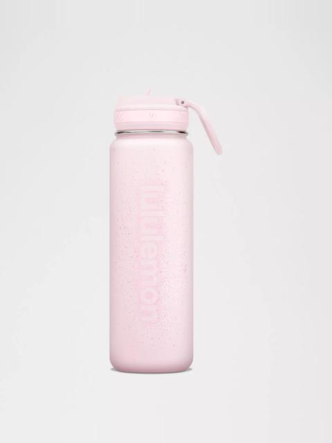 lululemon Back to Life Sport Bottle 24oz Straw Lid *Raindrop