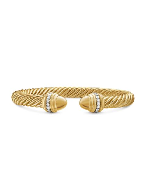 DAVID YURMAN Women's Classic Cablespira Bracelet in 18K Yellow Gold - Gold Dome