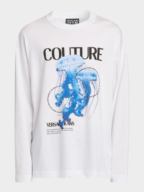 VERSACE Jellyfish Long-Sleeve T-Shirt