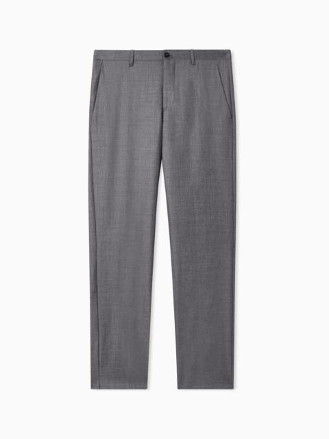 GIORGIO ARMANI 모직 및 캐시미어 gabardine 바지