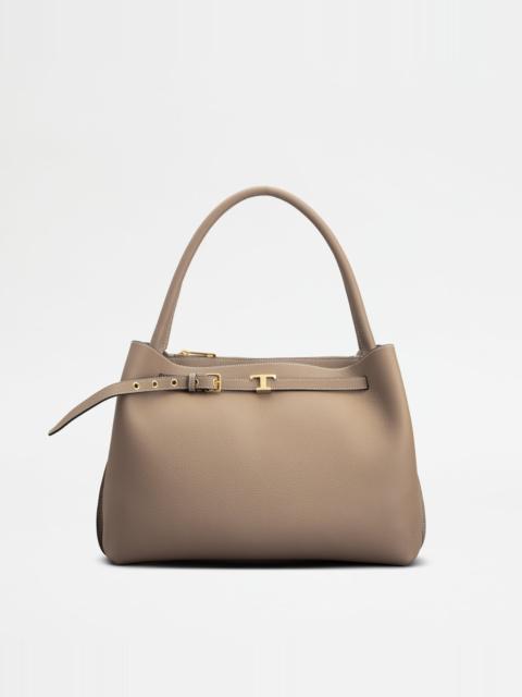 Tod's HANDBAG IN LEATHER SMALL - BROWN