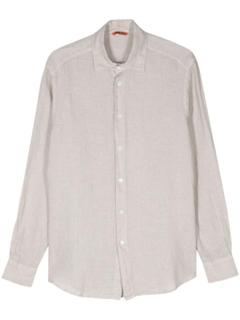 BARENA long-sleeves linen shirt