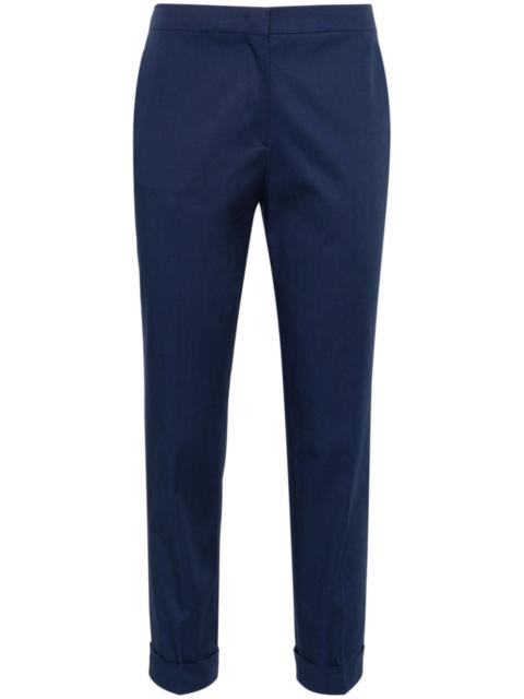 cropped gabardine trousers