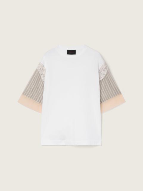 Simone Rocha Trapped Lace Patchwork T-Shirt